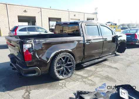 2019 Chevrolet Silverado 1500 Rst from USA, damaged, VIN 1GCPWDED7KZ131778